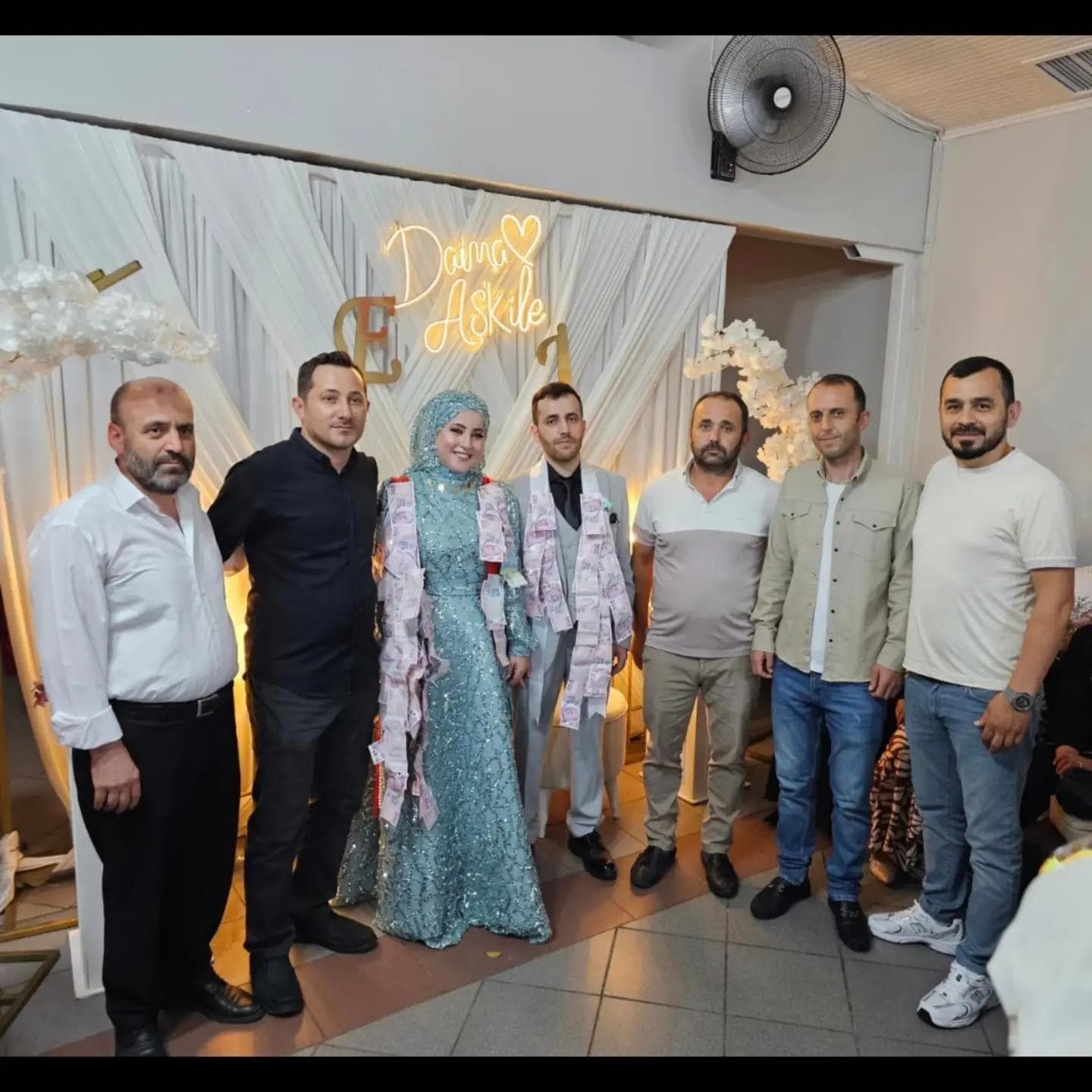 Üyemiz Nuri Tekin'in kızı Emine'nin Nişan Merasimine Katılım Sağladık