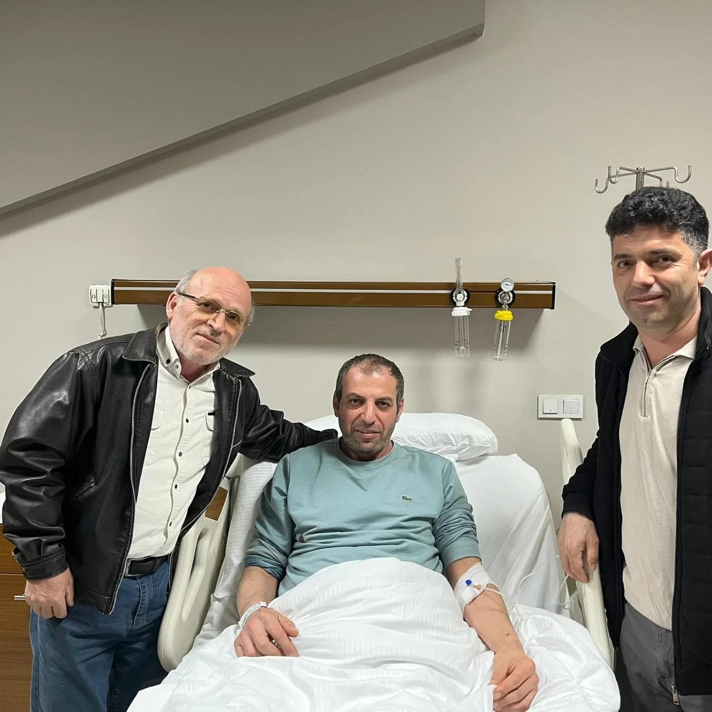 Fatih Aslan'a Hastane Ziyareti